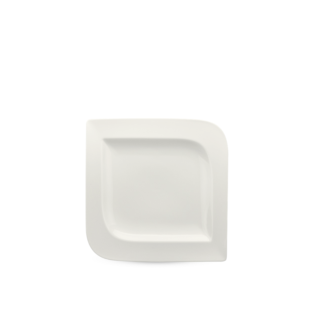 Dĩa vuông 22.5 cm - Anh Vũ Lys - Trắng Ngà