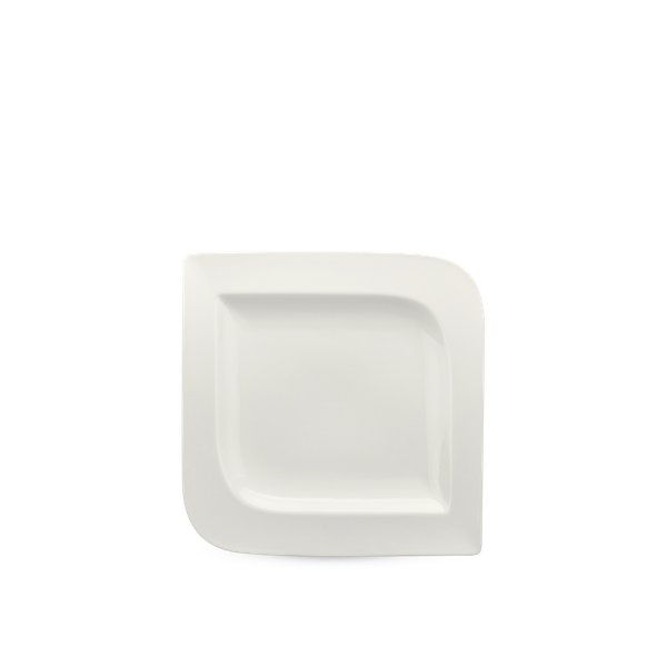 Dĩa vuông 22.5 cm - Anh Vũ Lys - Trắng Ngà