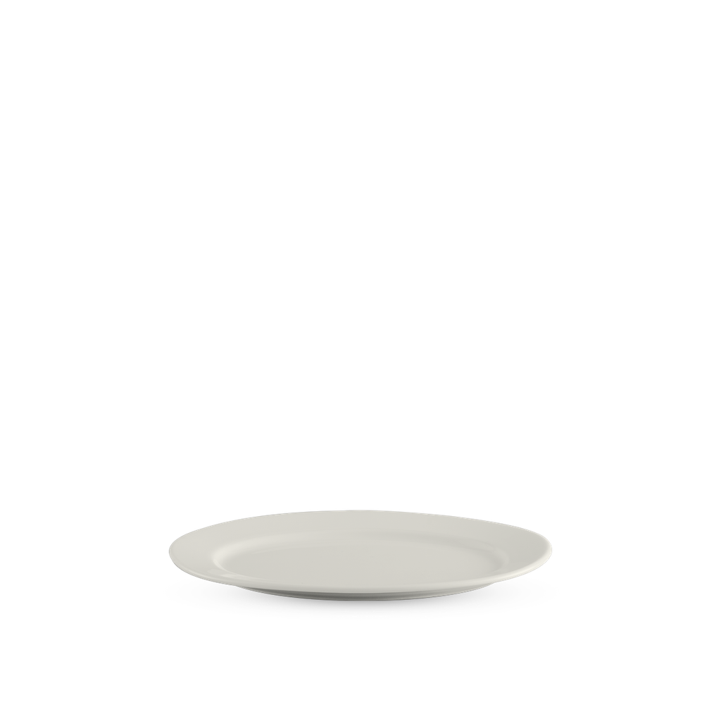 Dĩa oval 25 cm - Jasmine Lys  - Trắng Ngà