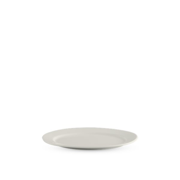 Dĩa oval 25 cm - Jasmine Lys  - Trắng Ngà