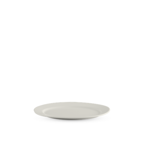  Dĩa oval 25 cm - Jasmine Lys  - Trắng Ngà 