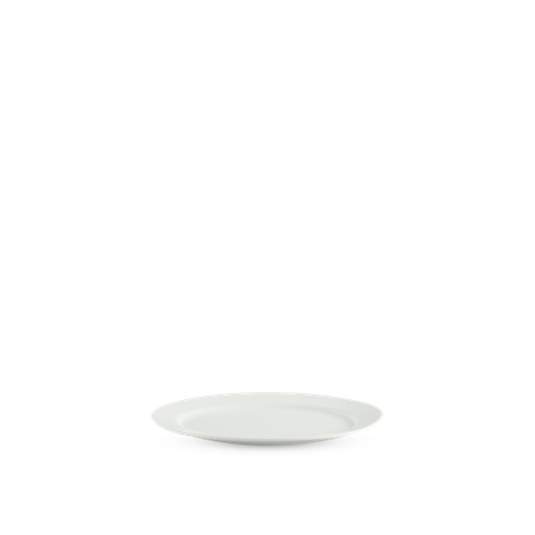  Dĩa oval 21 cm - Jasmine Lys - Trắng Ngà 