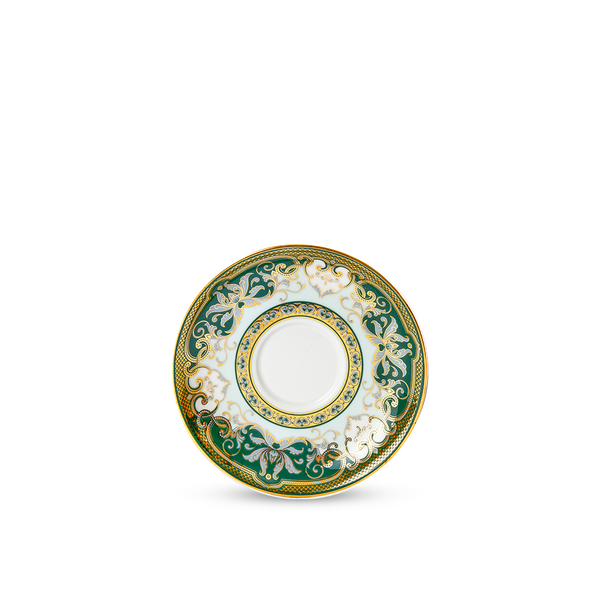 Dĩa lót 15 cm - Hoàng Cung - Sen Ngọc Bích