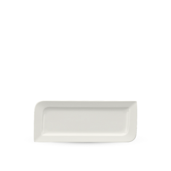 Dĩa chữ nhật dài 31 x 12 cm - Anh Vũ Lys - Trắng Ngà