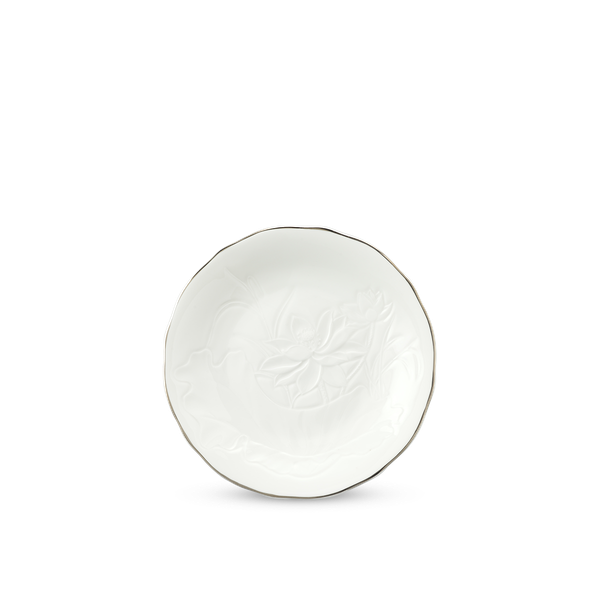 Dĩa tròn 22 cm - Sen IFP - Chỉ Bạch Kim