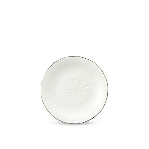  Dĩa tròn 22 cm - Sen IFP - Chỉ Bạch Kim 