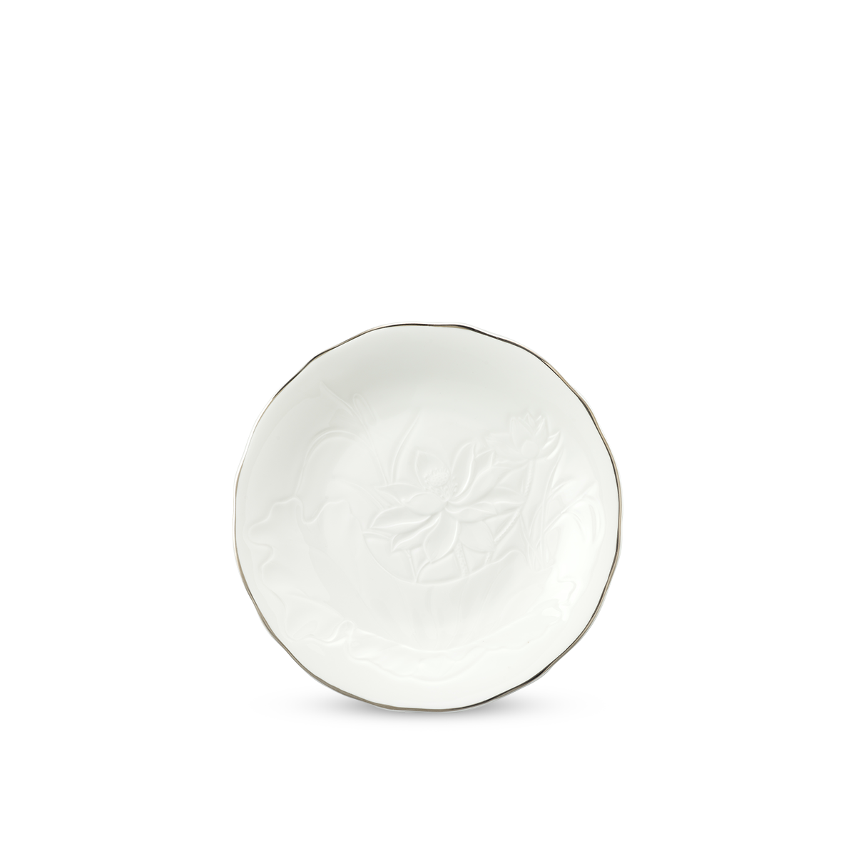 Dĩa tròn 22 cm - Sen IFP - Chỉ Bạch Kim