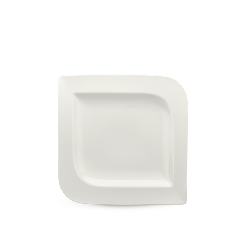  Dĩa vuông 25.5 cm - Anh Vũ Lys - Trắng Ngà 