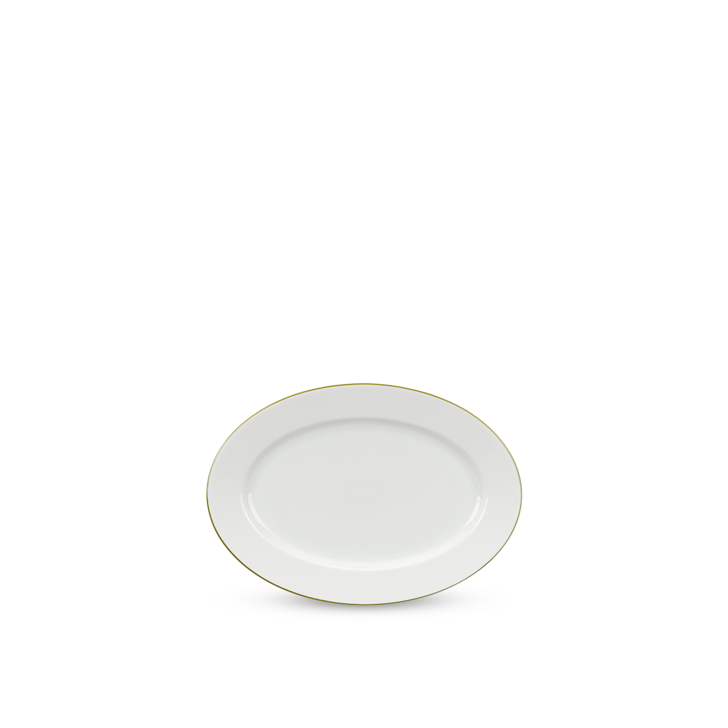 Dĩa oval - Jasmine - Chỉ Vàng