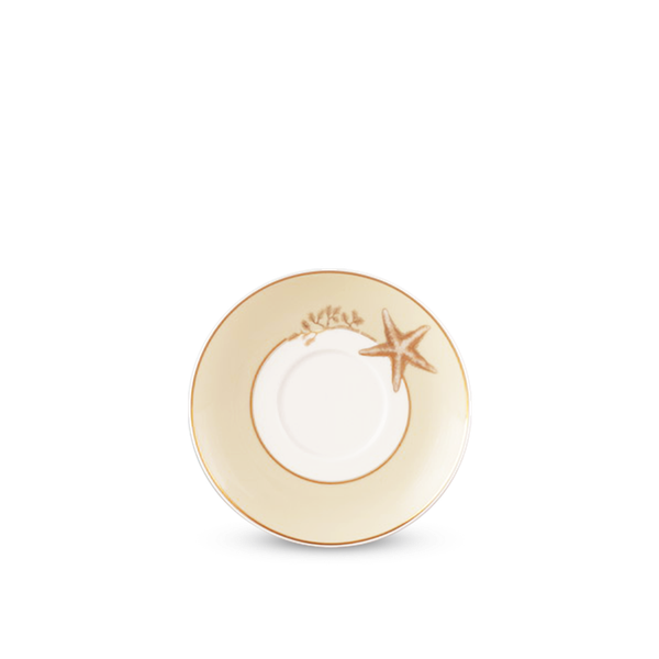 Dĩa lót chén 14.4 cm - Camellia - Hương Biển Kem