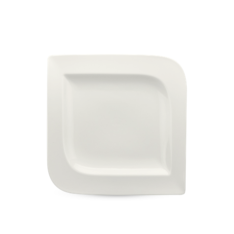  Dĩa vuông 31.5 cm - Anh Vũ Lys - Trắng Ngà 