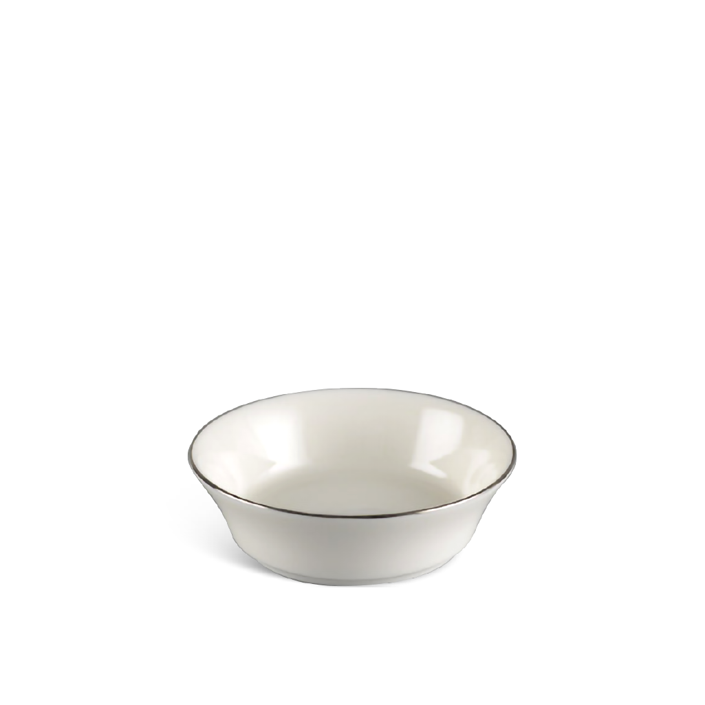 Chén Chấm Tulip Ngà Chỉ Bạch Kim