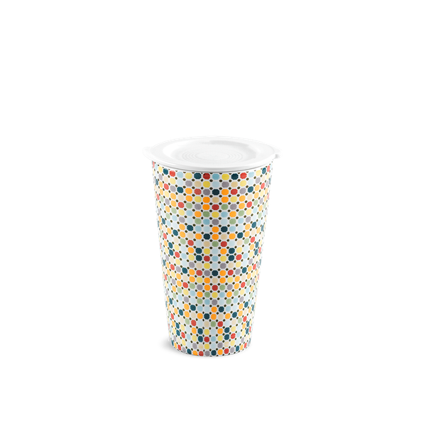 Ly sứ dưỡng sinh 0.48 L (K1) + nắp - Dưỡng Sinh - Mosaic (LTD)