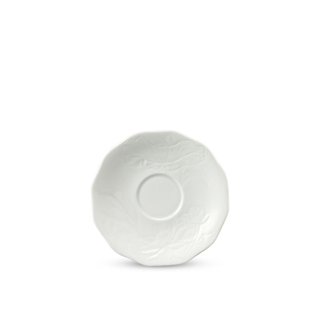 Dĩa lót Chén cơm  15 cm - Sen IFP - Trắng Ngà