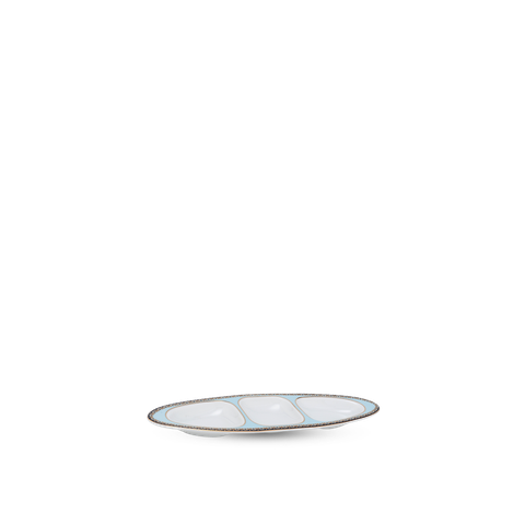  Dĩa oval ba ngăn 28cm - Misc Assortment - Kim Ngọc 