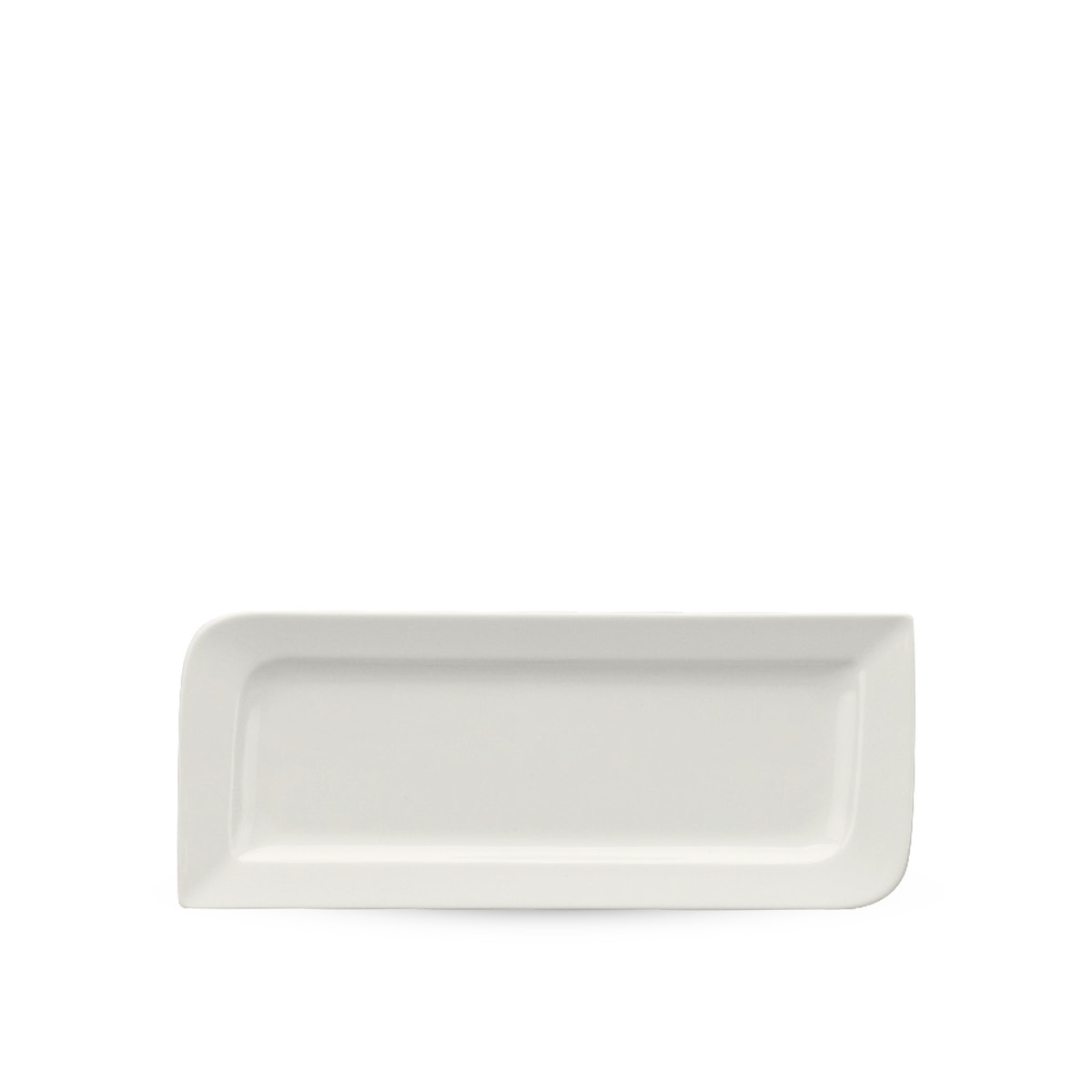 Dĩa chữ nhật dài 39 x 15 cm - Anh Vũ Lys - Trắng Ngà