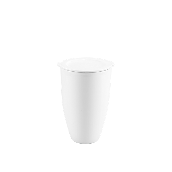 Ly sứ dưỡng sinh 0.48 L (K3) + nắp thường - Dưỡng Sinh - Trắng