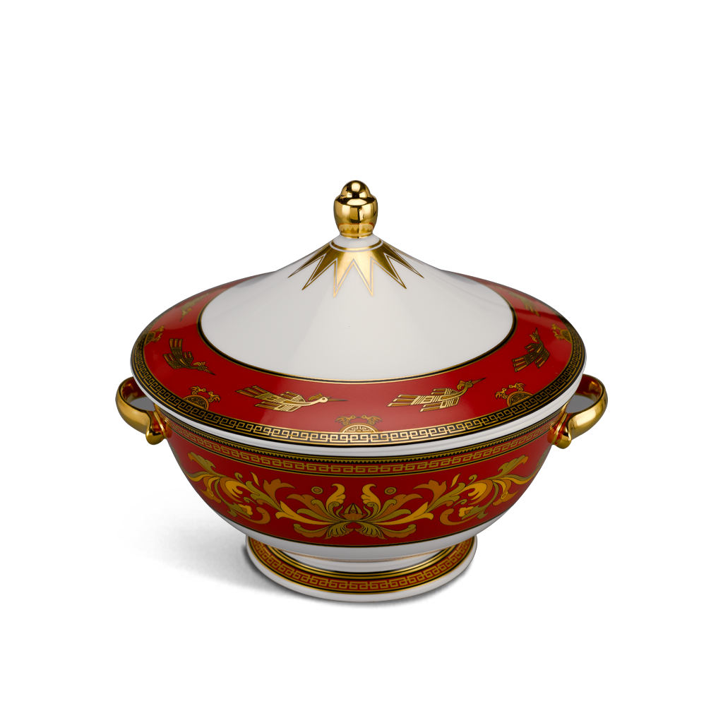 Thố 22 cm + nắp - hoàng cung - quốc sắc