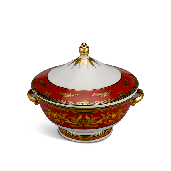 Thố 22 cm + nắp - Hoàng Cung - Quốc Sắc