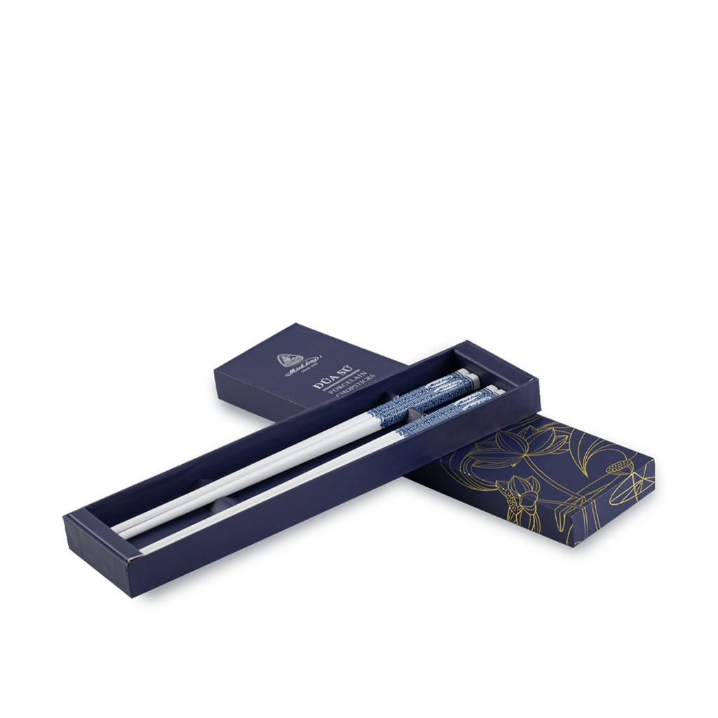 Đũa sứ dưỡng sinh 24.4 cm (2đôi/HQ) - Dưỡng Sinh IFP - Xanh 1