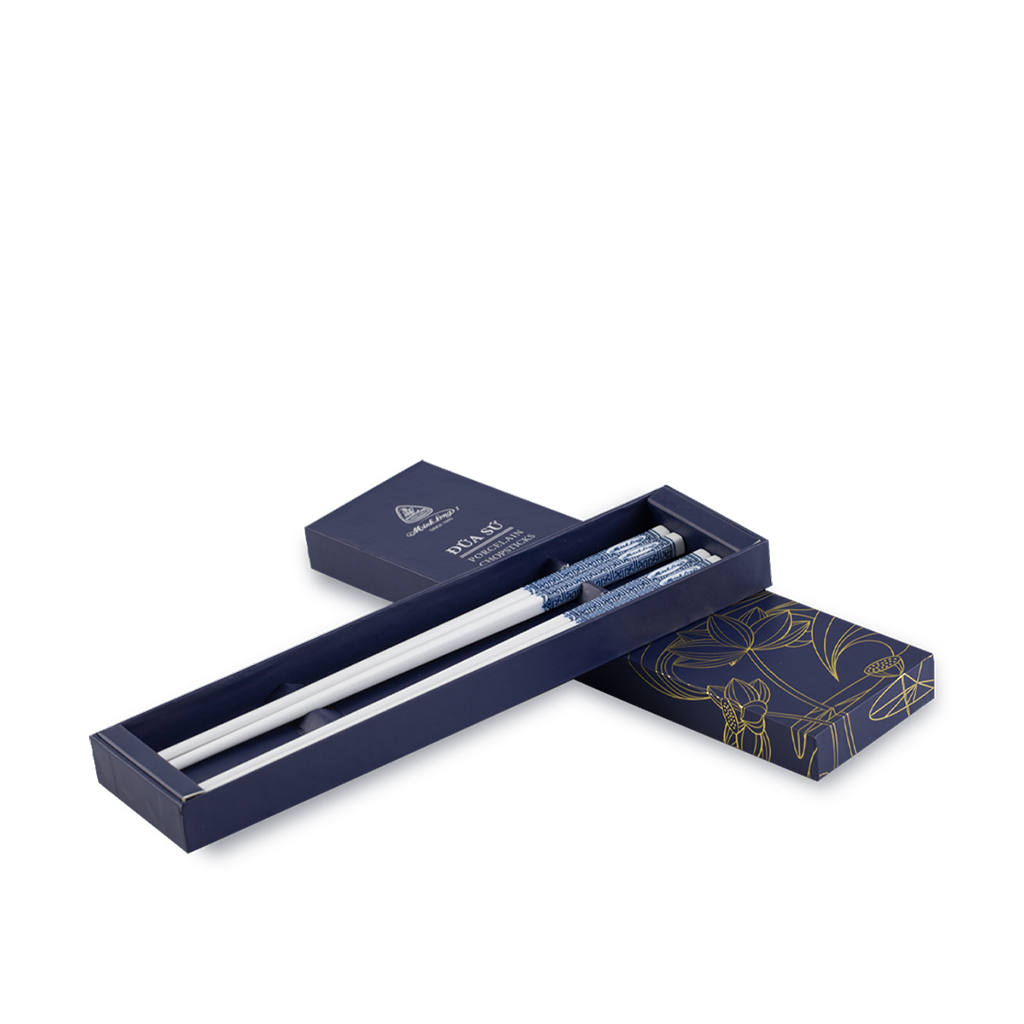 Đũa sứ dưỡng sinh 24.4 cm (2đôi/HQ) - Dưỡng Sinh IFP - Xanh 1