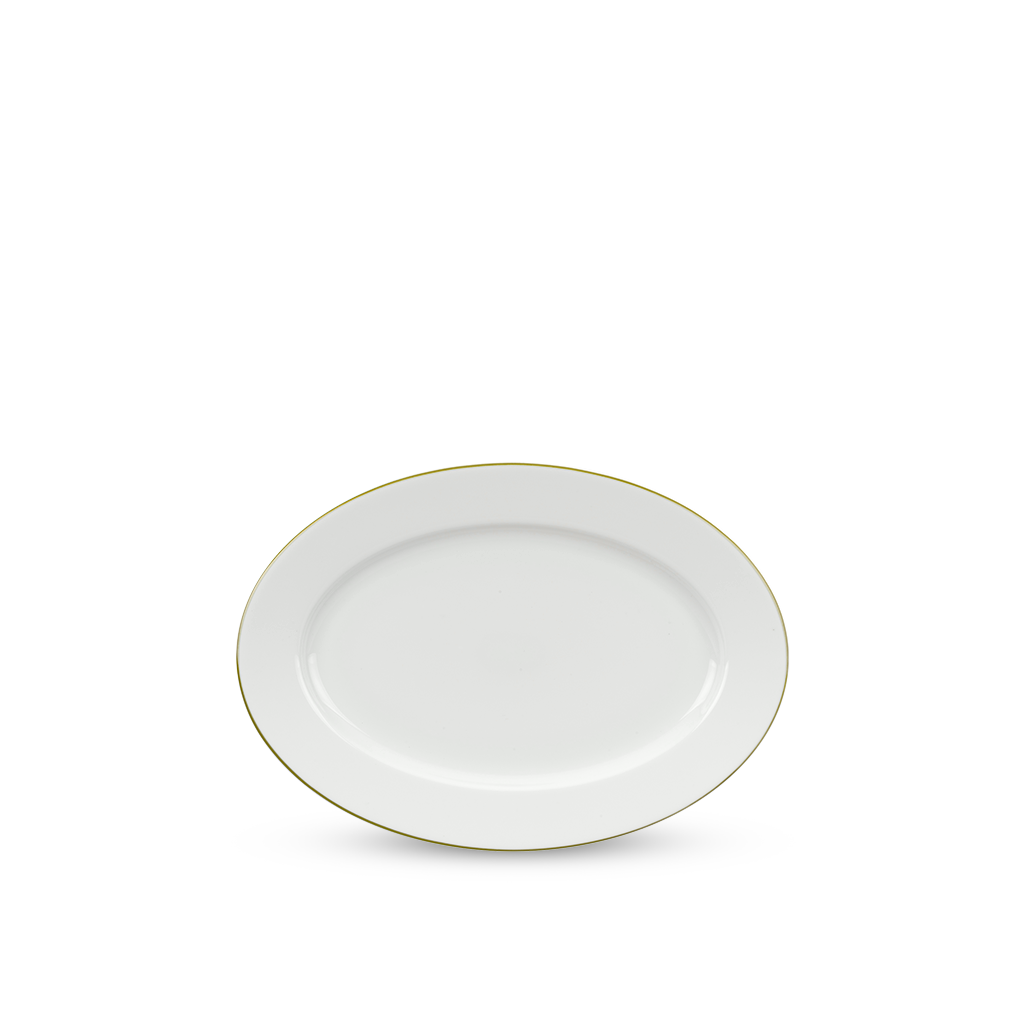 Dĩa Oval 32 cm - Jasmine - Chỉ Vàng