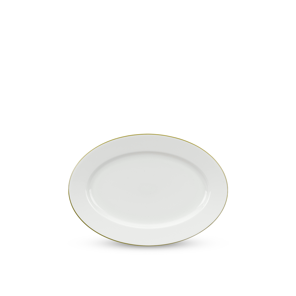 Dĩa Oval 32 cm - Jasmine - Chỉ Vàng