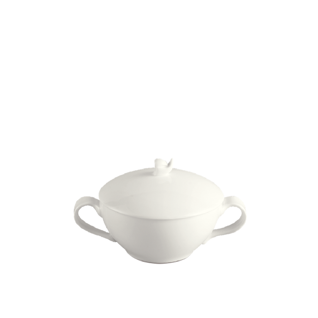 Thố súp 0.3 L + nắp - Anh Vũ Lys - Trắng Ngà