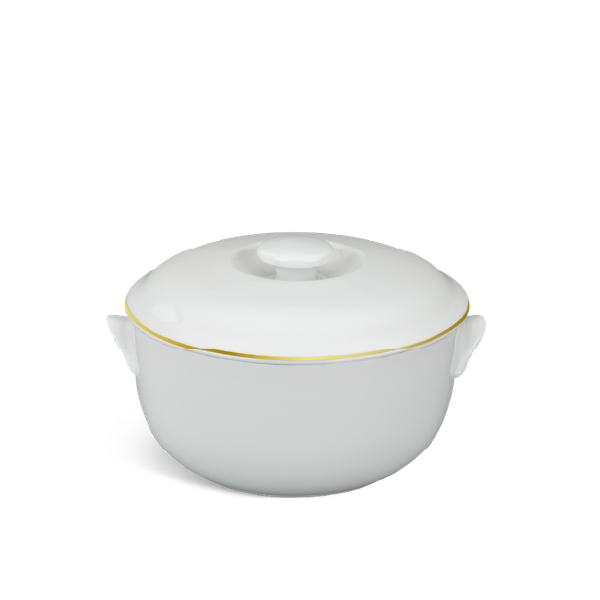 Thố + nắp - Jasmine - Chỉ Vàng