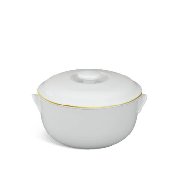 Thố + nắp - Jasmine - Chỉ Vàng