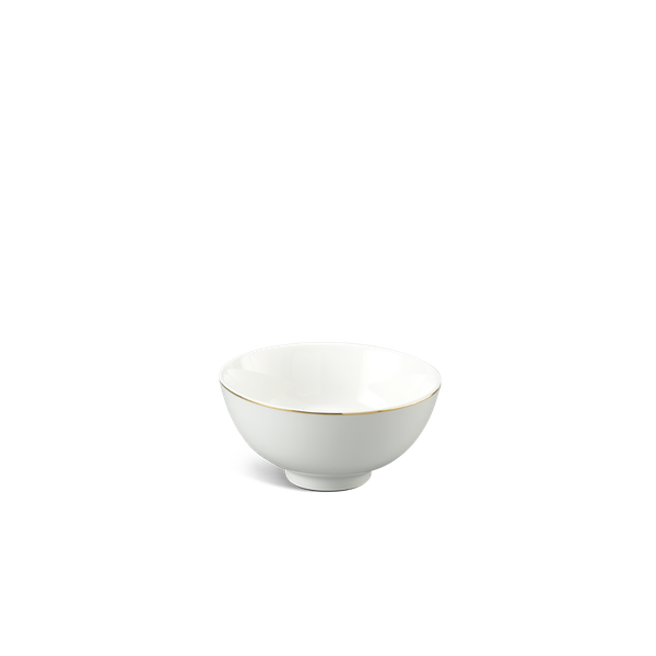 Chén súp 10 cm - Jasmine - Trắng (Chỉ vàng)