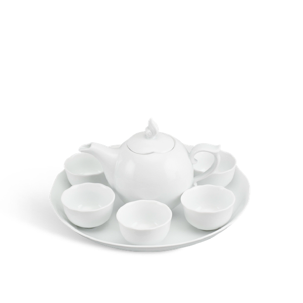 Bộ trà 0.3 L - Mẫu Đơn IFP - Trắng Ngà