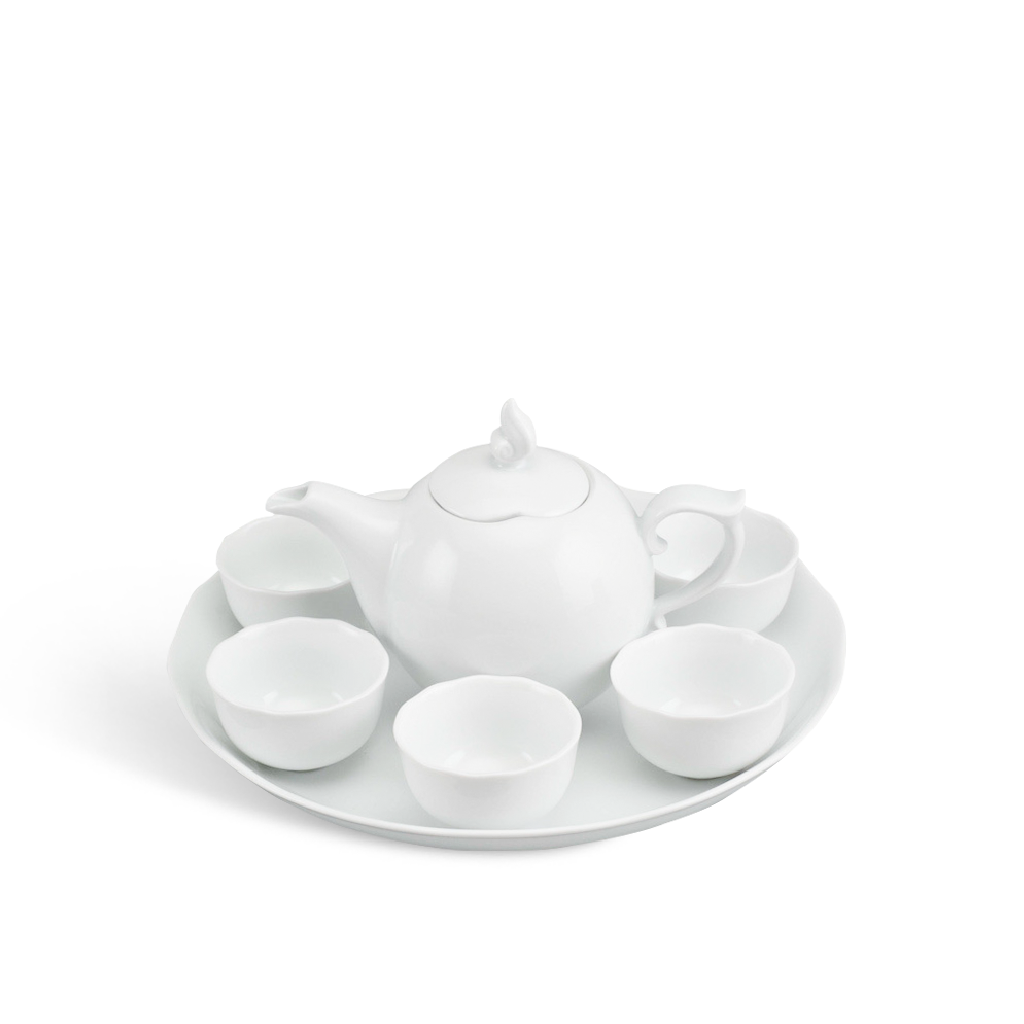 Bộ trà 0.3 L - Mẫu Đơn IFP - Trắng Ngà