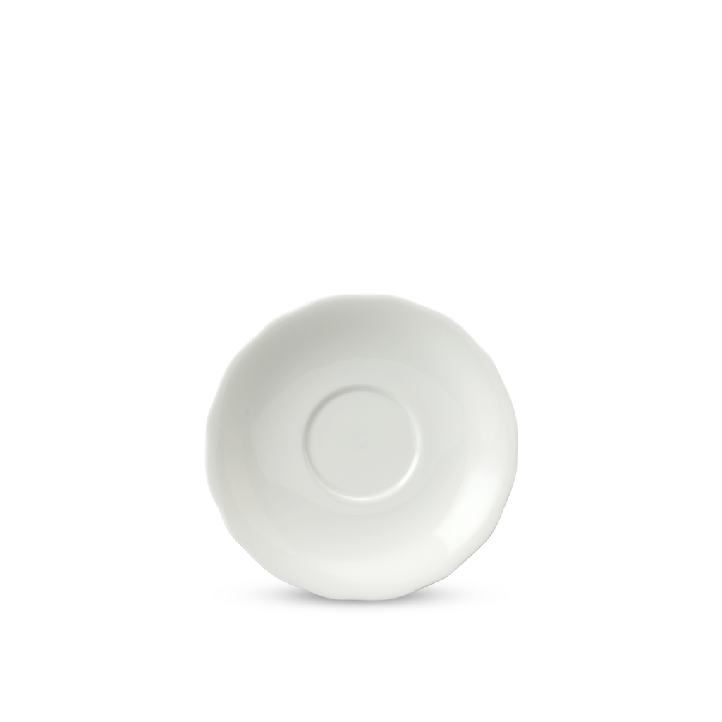 Dĩa lót chén 15 cm - Mẫu Đơn IFP - Trắng Ngà