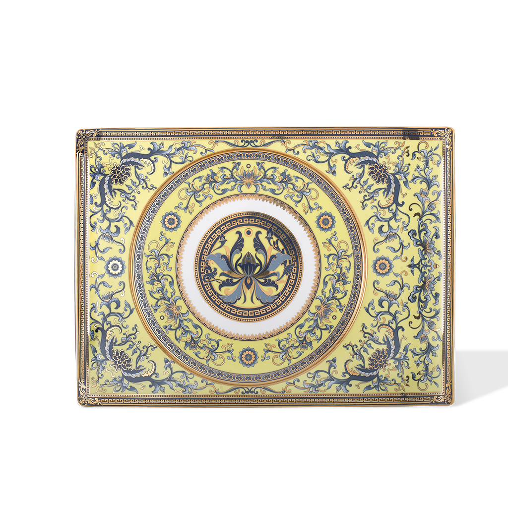 Khay ăn chính 52 x 38 cm - Hoàng Cung - Hoàng Liên