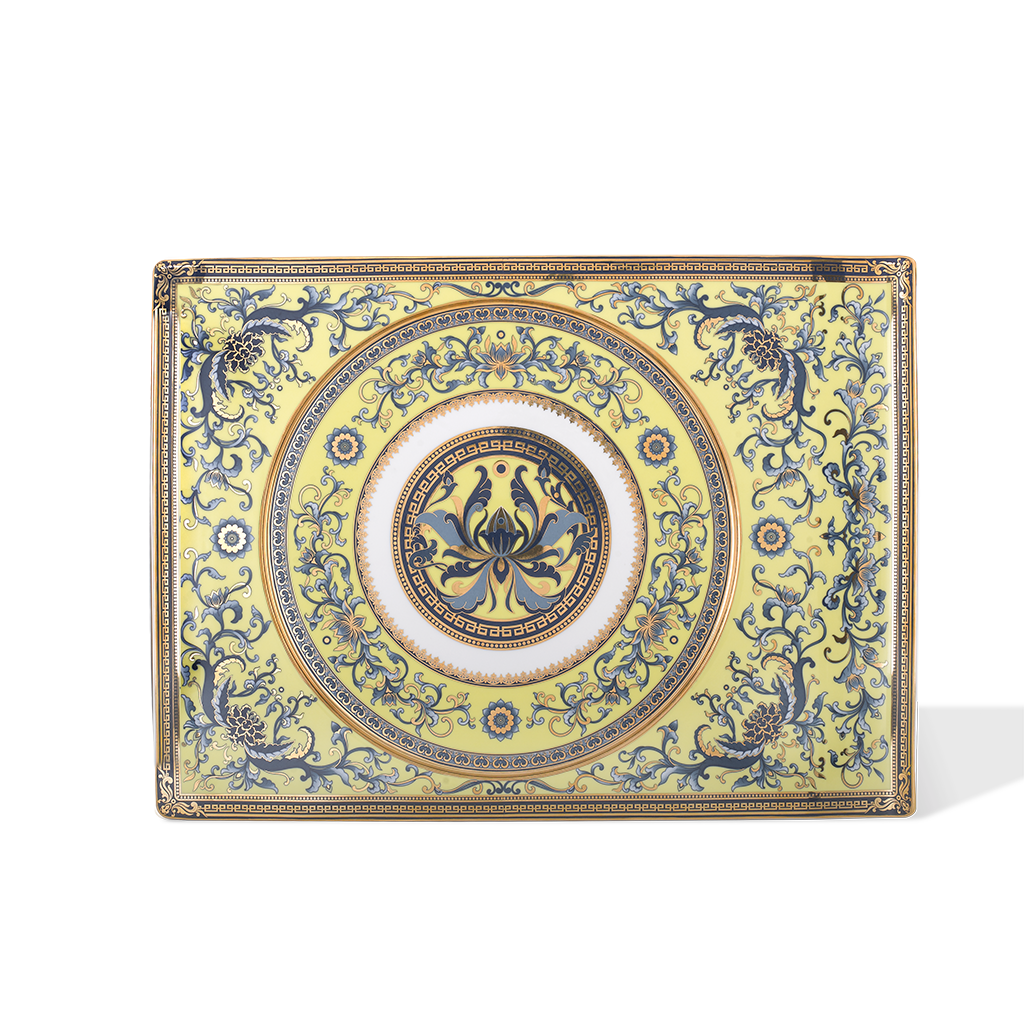 Khay ăn chính 52 x 38 cm - Hoàng Cung - Hoàng Liên