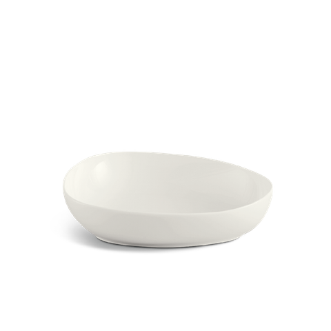  Tô tam giác tròn 29 cm - Gourmet Lys - Trắng Ngà 