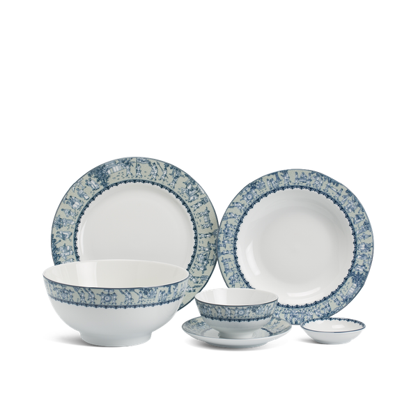 Bộ đồ ăn 10 người 36 sản phẩm - Jasmine - Vinh Quy Nhạt