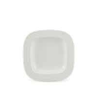 Dĩa súp vuông 28 cm - Vuông Lys - Trắng Ngà