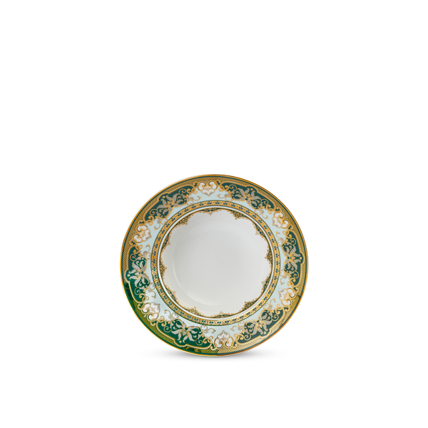 Dĩa vành sâu 25 cm - Hoàng Cung - Sen Ngọc Bích