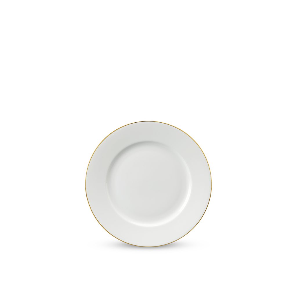 Dĩa tròn 22cm - Jasmine - Viền chỉ vàng