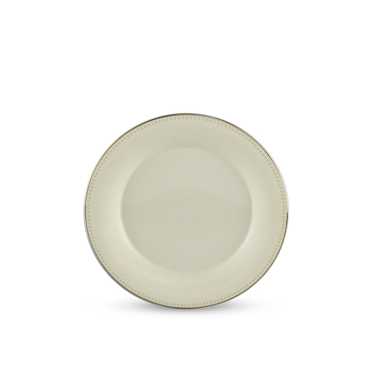 Dĩa lót 13 cm - tulip ngà - ngân sa