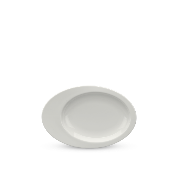 Dĩa oval một ngăn 26 cm - Gourmet Lys - Trắng Ngà