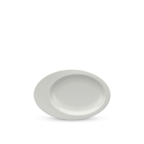  Dĩa oval một ngăn 26 cm - Gourmet Lys - Trắng Ngà 