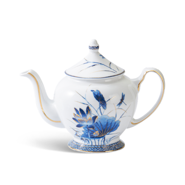 Bình trà + nắp - Hoàng Cung - Sen Vàng