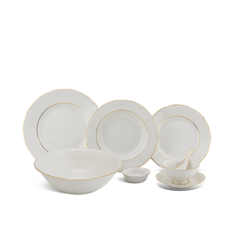  Bộ đồ ăn 6 người 32 sản phẩm - Đài Các IFP - Chỉ Vàng 