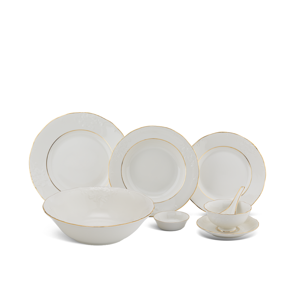 Bộ đồ ăn 6 người 32 sản phẩm - Đài Các IFP - Chỉ Vàng