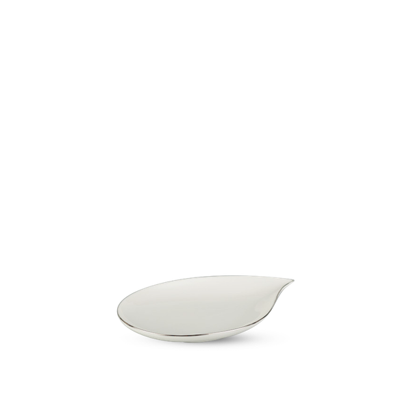 Dĩa giọt nước 23.5 x 15.7 cm - Ngọc Biển IFP - Chỉ Bạch Kim