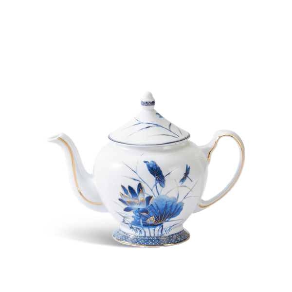 Bình trà + nắp - Hoàng Cung - Sen Vàng