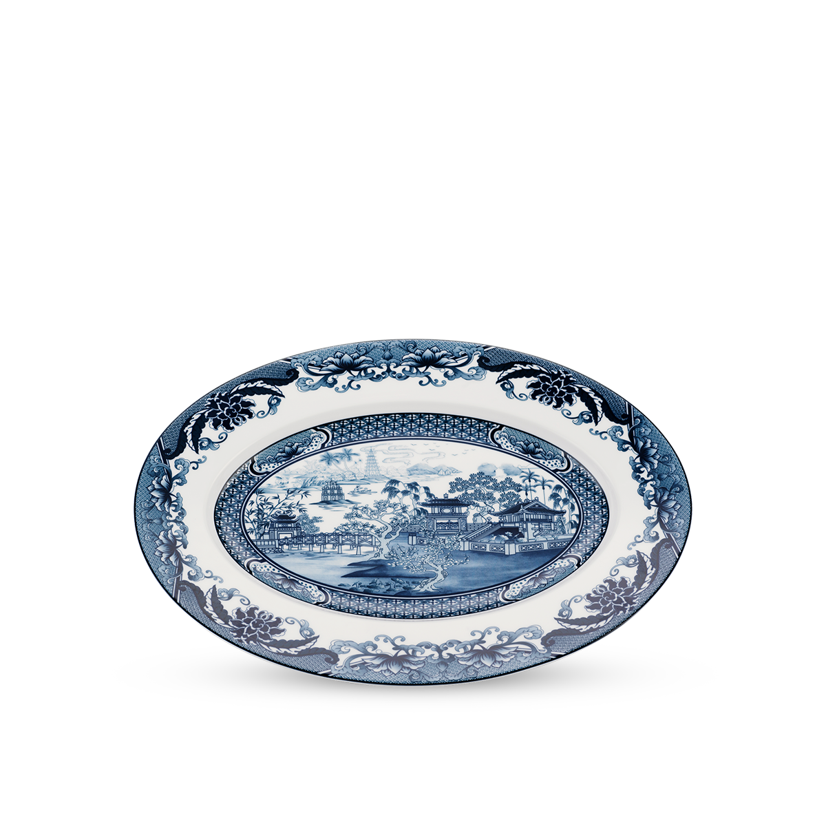 Dĩa Oval Hoàng Cung Hồn Việt